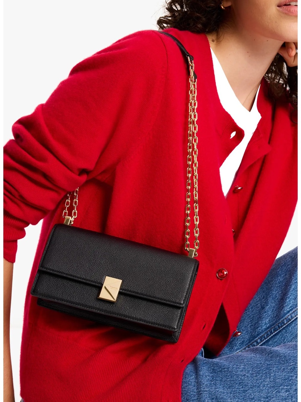 Kate Spade NY Black Deco Mini Crossbody Bag